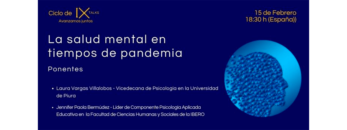 IX Talk: La salud mental en tiempos de pandemia - IBERONEX